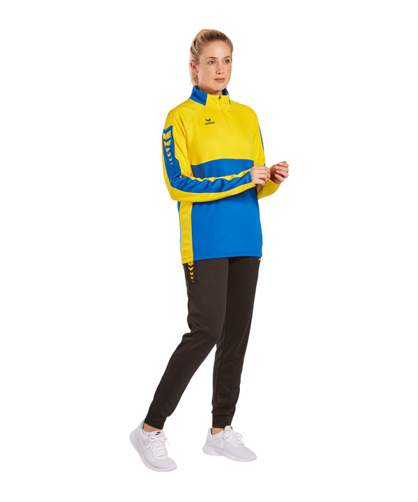 Erima Six Wings Trainingstop Blau Gelb - blau