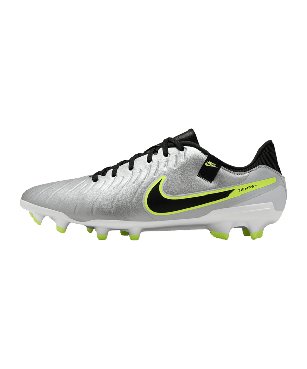 Nike Tiempo Legend X Academy FG/MG Mad Voltage Silber Schwarz F001 - silber