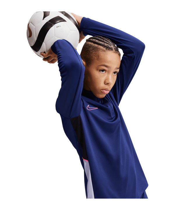 Nike Academy 25 1/4 Drilltop Enfants Bleu C495 - bleu