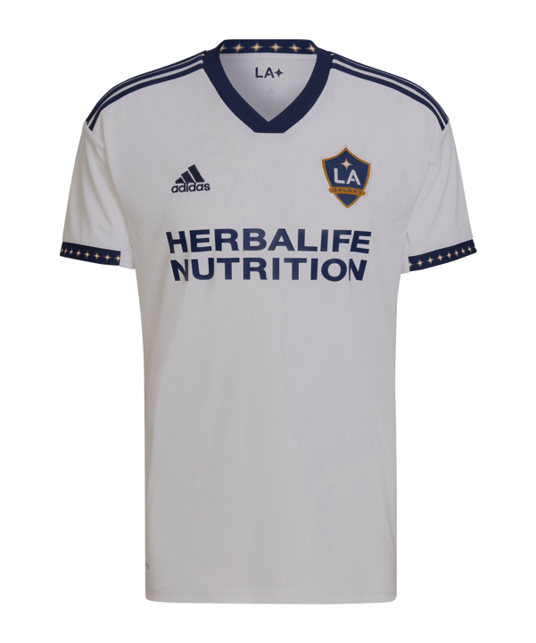 adidas LA Galaxy Trikot Home 2022 Weiss Blau - weiss