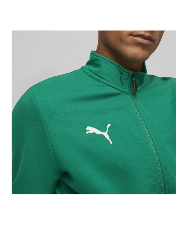 PUMA teamGOAL Casual Trainingsjacke Grün Weiss F05 - gruen