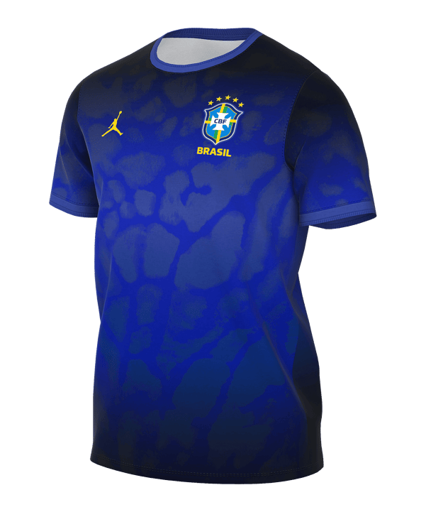Nike CBF Brasilien Academy Prematch T-Shirt WM 2026 Blau F405