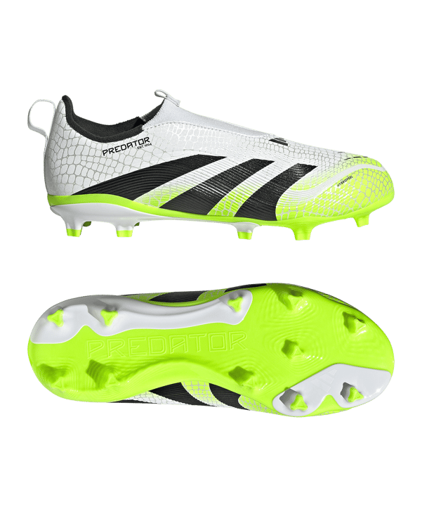 adidas Predator League LL FG Radiant Blaze Kids Weiß
