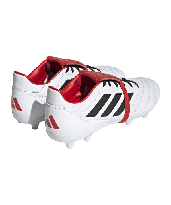 adidas COPA Gloro FG Weiss Rot Schwarz - weiss