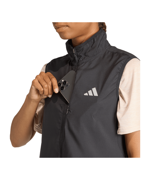 adidas adi365 Essentials Running Gilet Donna Nero - nero