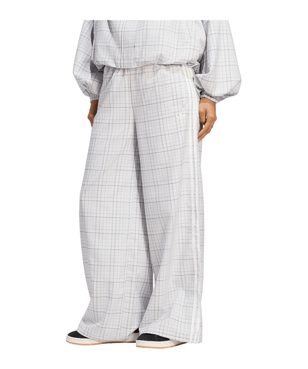 adidas Originals Loose Check Track Manguera Donna Grigio - grigio