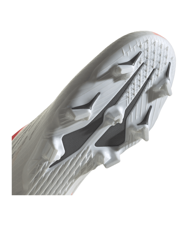 adidas X SPEEDFLOW.3 LL FG White Spark Weiss Grau Rot - weiss