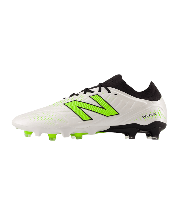 New Balance Tekela Pro Low Laced v5 FG Lime Light Weiß - weiss