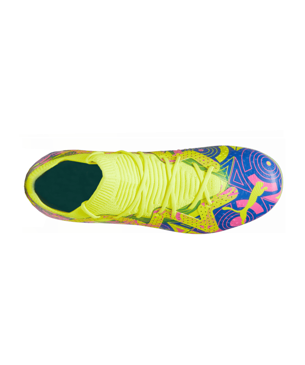 PUMA FUTURE Match FG/AG Energy Jr Kids Blau Gelb Pink F01 - blau