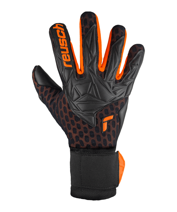 Reusch Attrakt Gold X Airvent TW-Handschuhe Schwarz Orange F7784 - schwarz