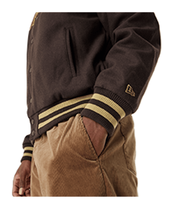 New Era MLB San Diego Padres Varsity Jacke Braun - braun