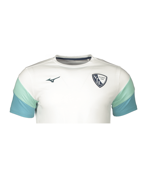 Mizuno VfL Bochum Retro Cotton T-shirt Bílá C01 - bianco
