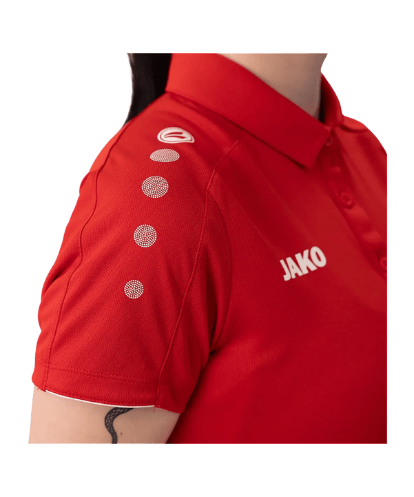 JAKO Classico Polo Femmes Rouge C01 - rouge