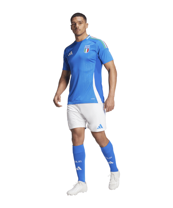 adidas Italien Short Home EM 2024 Weiss - weiss