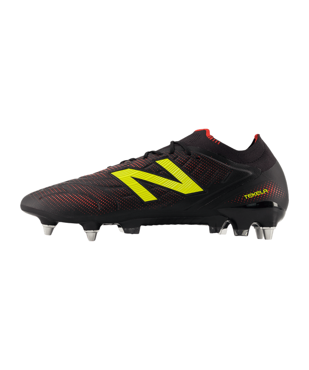 New Balance Tekela Elite Low v5 SG Live Wire Schwarz - schwarz