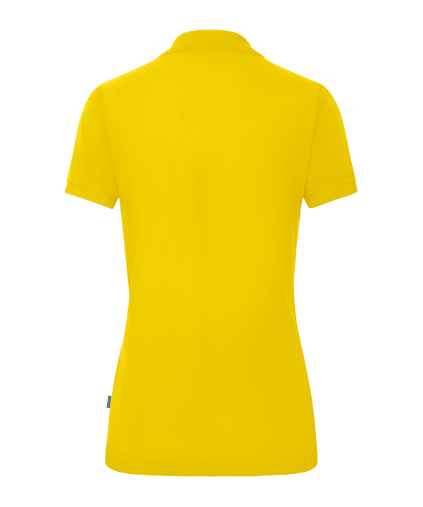 JAKO Organic Polo Shirt Damen Gelb F300 - gelb