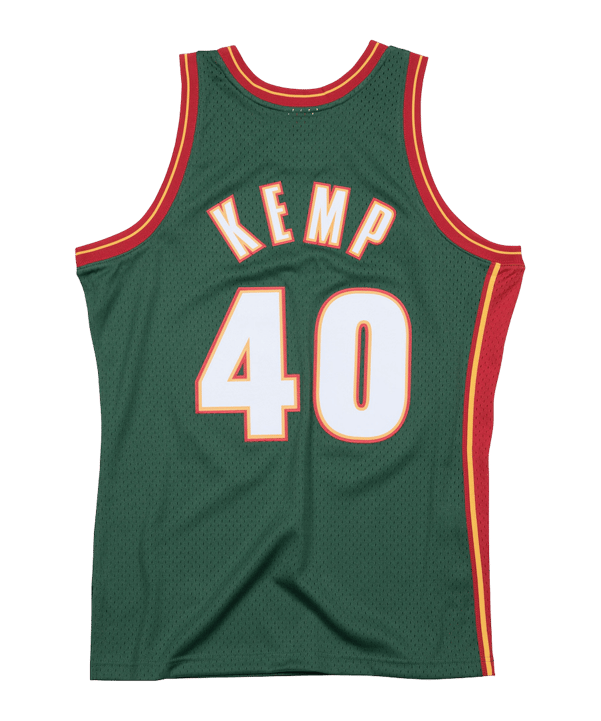 Mitchell and Ness Seattle Supersonics NBA Shawn Kemp 1995 Trikot Grün - gruen