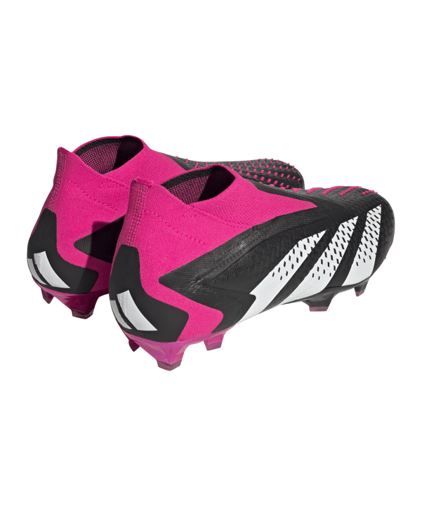 adidas Predator Accuracy+ FG Own Your Football Schwarz Weiss Pink - schwarz