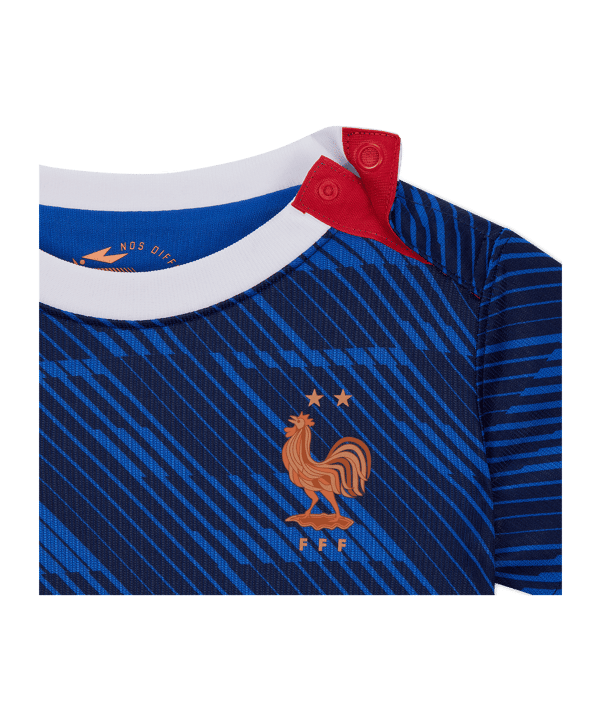 Nike FFF Frankreich Minikit Trikot Set Home WM 2026 Kids Blau F480 - blau