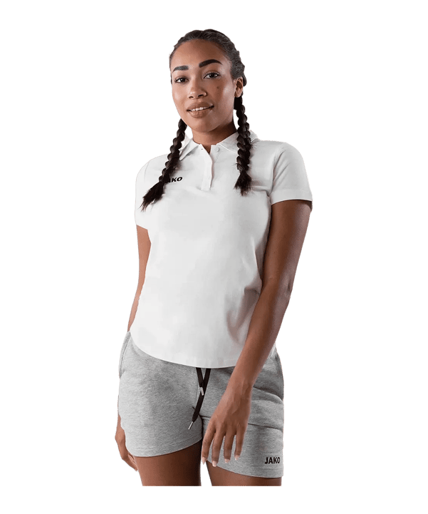 JAKO Base Polo Donna Bianco C6365 - bianco