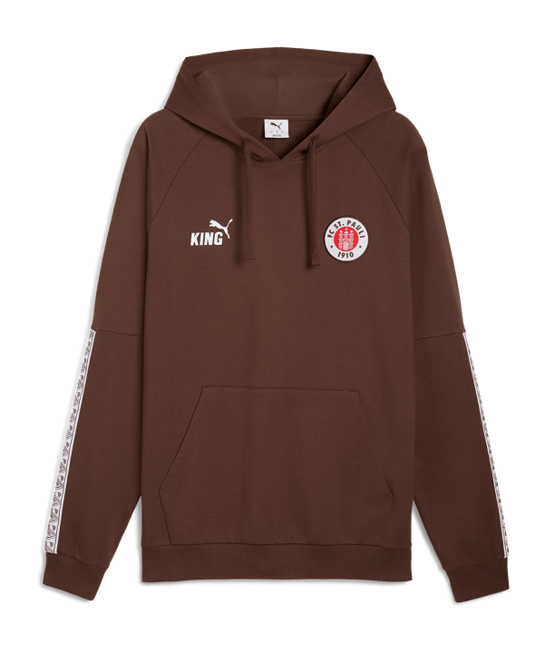 PUMA FC St. Pauli King Hoody Braun F01 - braun