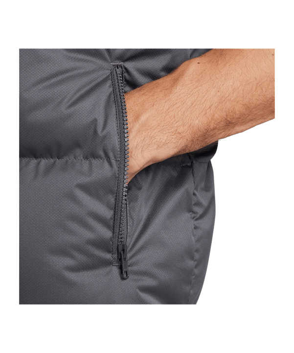 Nike Club Therma-FIT Puffer Weste Grau F068 - grau