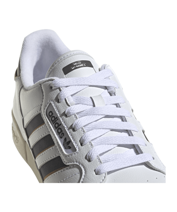 adidas Originals Continental 80 Weiss Grau - weiss