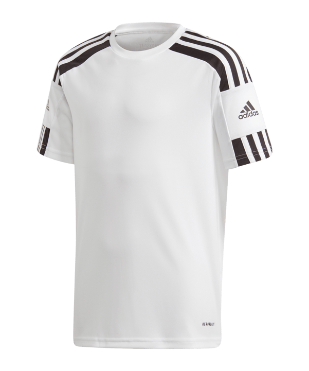 adidas Squadra 21 Trikot Kids Weiss Schwarz - weiss