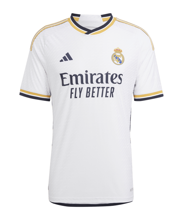 adidas Real Madrid Auth. Trikot Home 2023/2024 Weiss - weiss