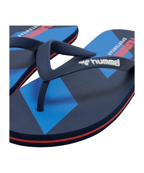 Hummel Chevron Flip Flop Blau F7003 - blau
