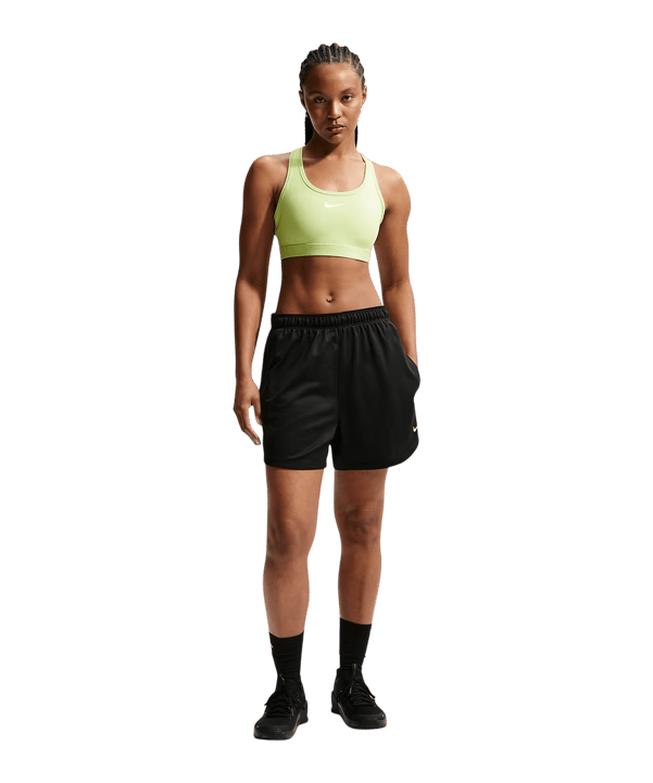 Nike Swoosh Medium Support Sport-BH Damen Gelb F736 - gelb
