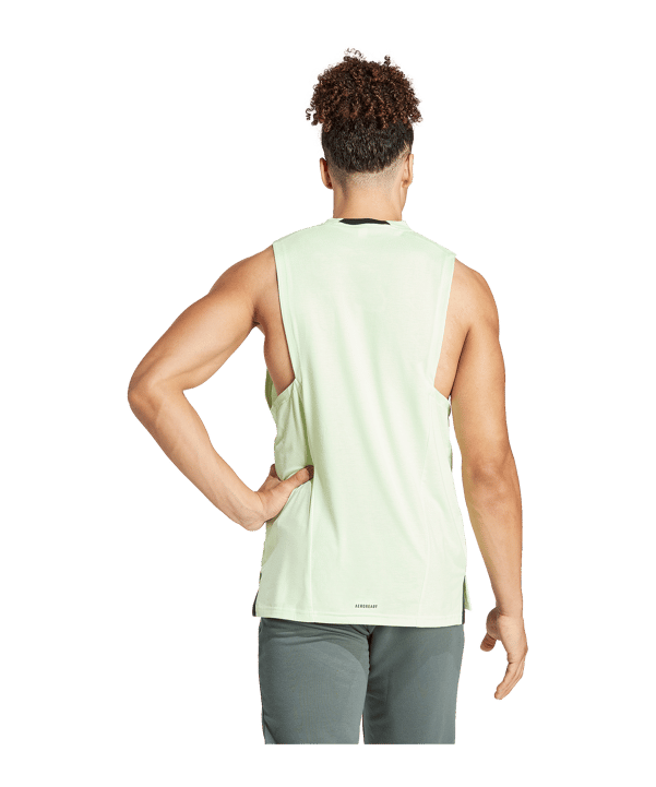 adidas D4T Tanktop Grün - gruen