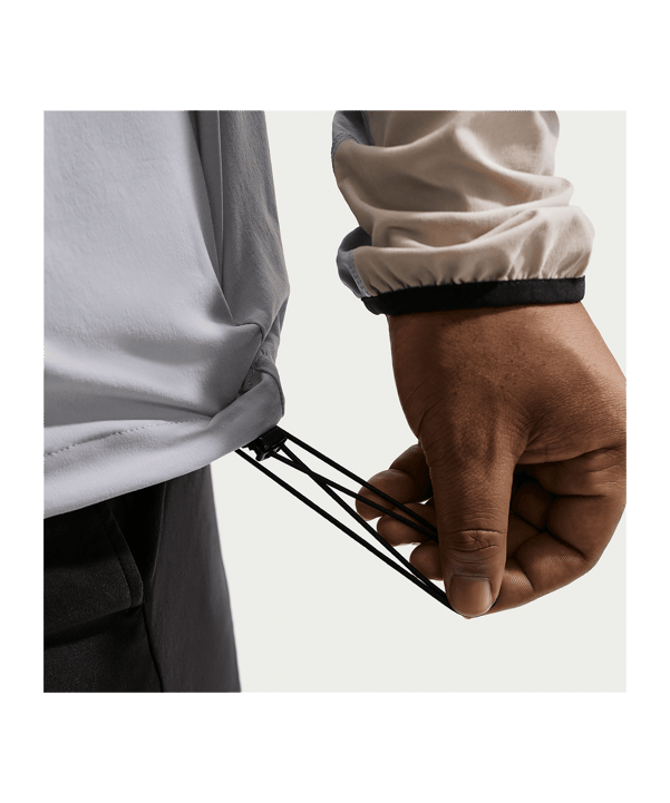 Nike Dri-Fit Tech Woven Windjacke Grau F012 - grau