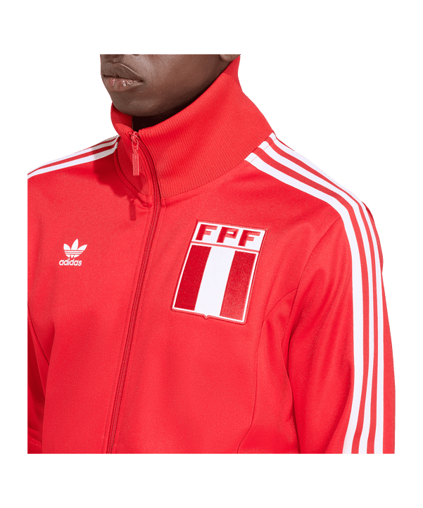 adidas Peru Präsentationsjacke Rot - rot