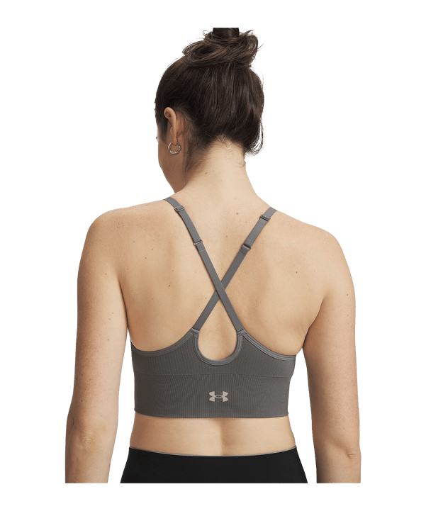 Under Armour Vanish Seamless Low Brassière de sport Femmes Gris C709 - gris