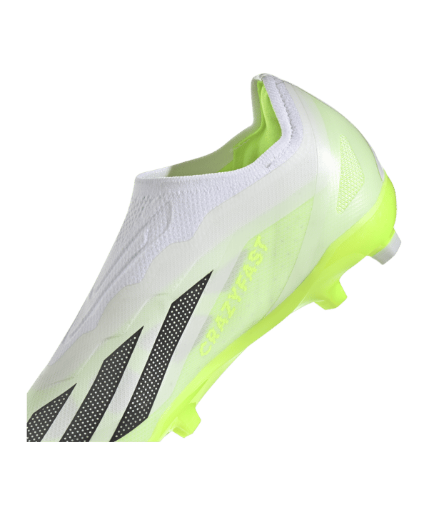 adidas X Crazyfast.1 LL FG Crazyrush Kids Weiss Schwarz Gelb - weiss
