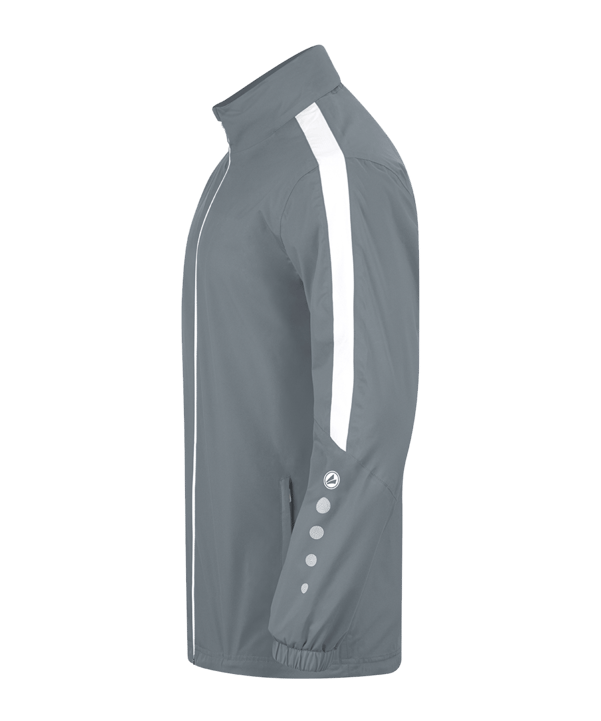 JAKO Power Allwetterjacke Grau Weiss F840 - grau
