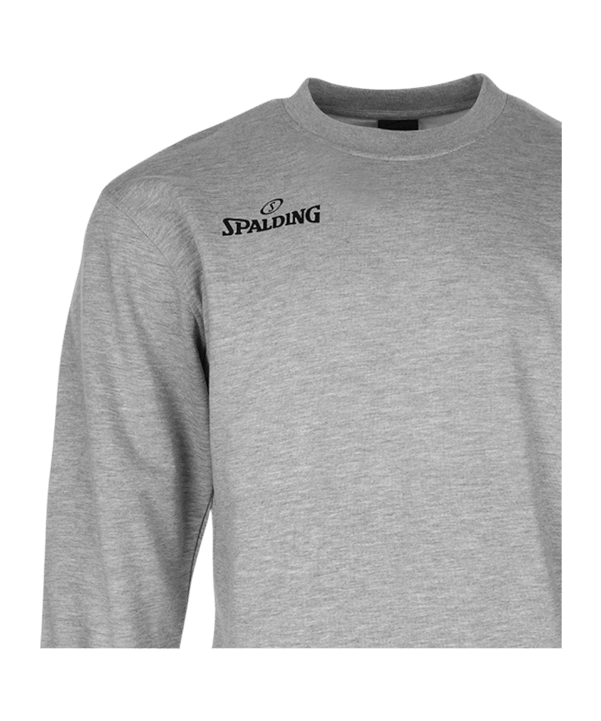 Spalding Team II Sweatshirt gris F03 - noir