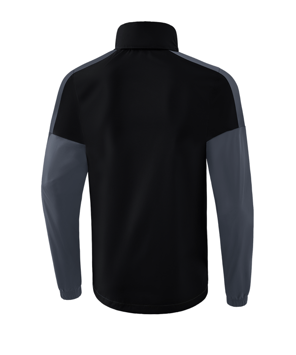 Erima Squad Regenjacke Schwarz Grau - schwarz