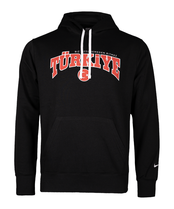 Nike TFF Türkei Biz Bitti Demeden Bitmez Hoody Schwarz - schwarz