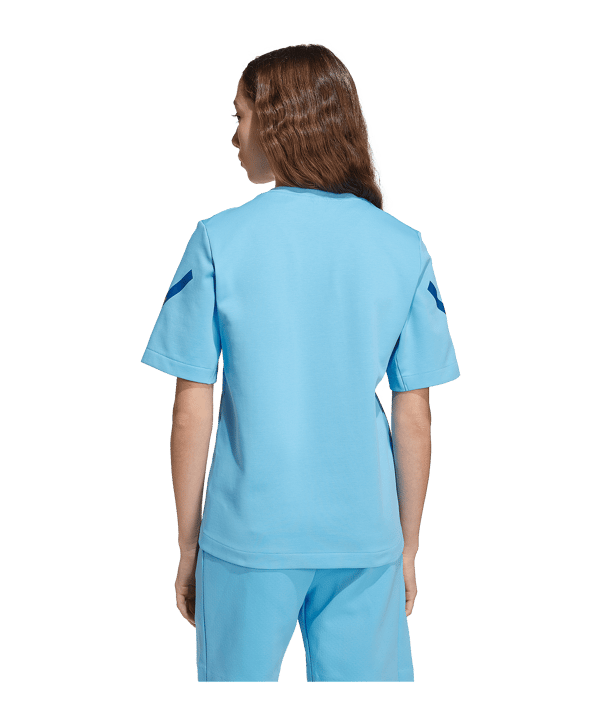 adidas Messi ZNE T-Shirt Kids Blau - blau