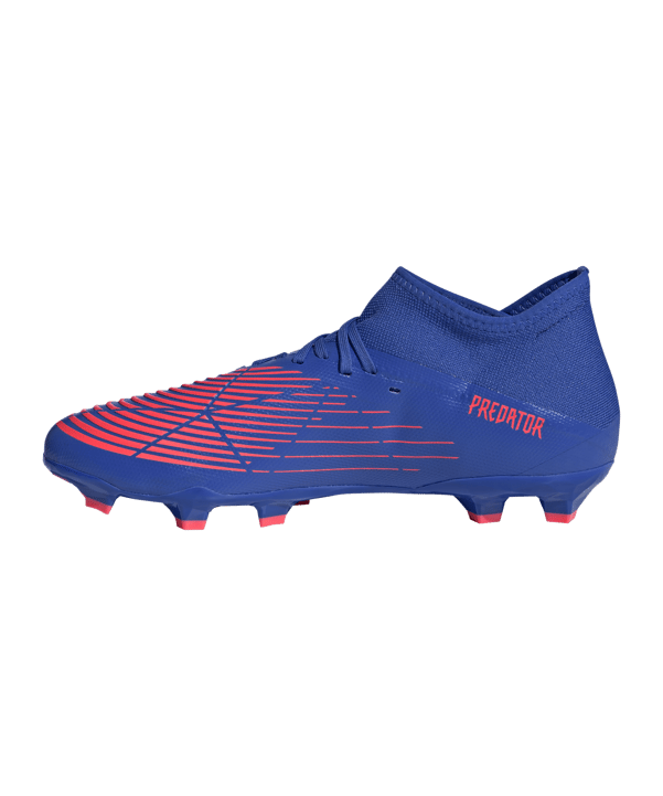 adidas Predator EDGE.3 FG Sapphire Edge Blau Rot - blau