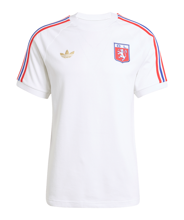 adidas Olympique Lyon 75 T-Shirt Weiß - weiss