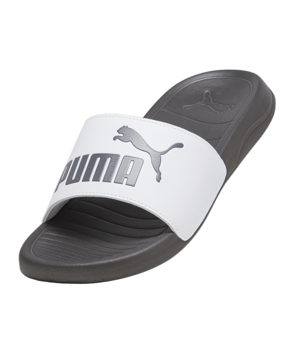 PUMA Popcat 20 Badelatsche Weiss Schwarz F36 - weiss