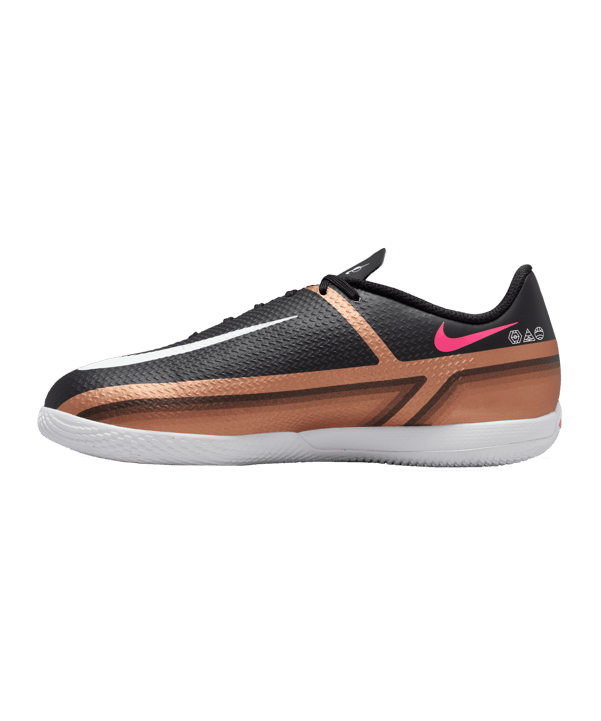 Nike Jr Phantom GT2 Academy IC Halle Generation Kids Gold Schwarz F810 - gold