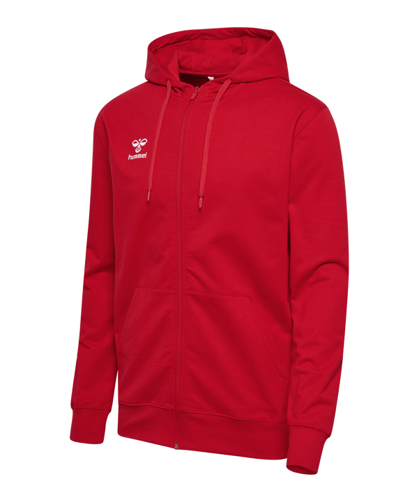 Hummel GO 2.0 giacca con cappuccio rosso F3062 - rosso