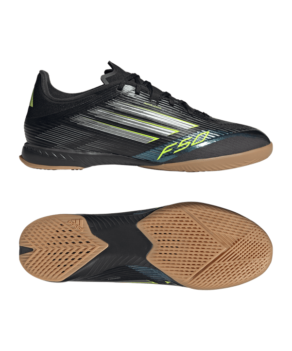 adidas F50 League IN Electric Stealth Schwarz - schwarz