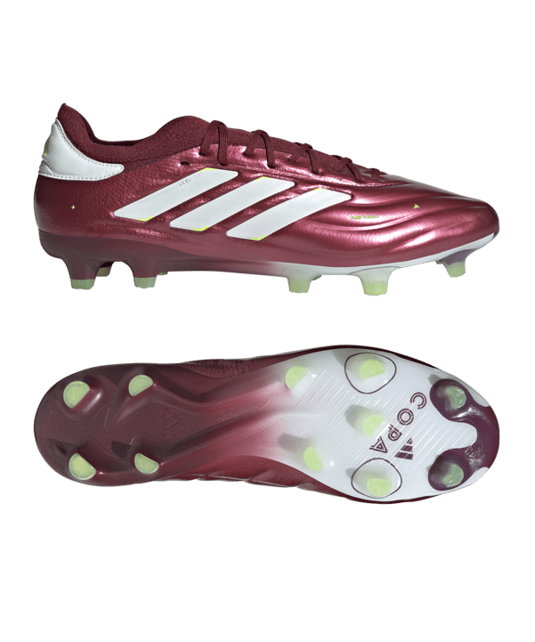 adidas COPA Pure 2 Elite KT FG Energy Citrus Rot Weiss Gelb - rot