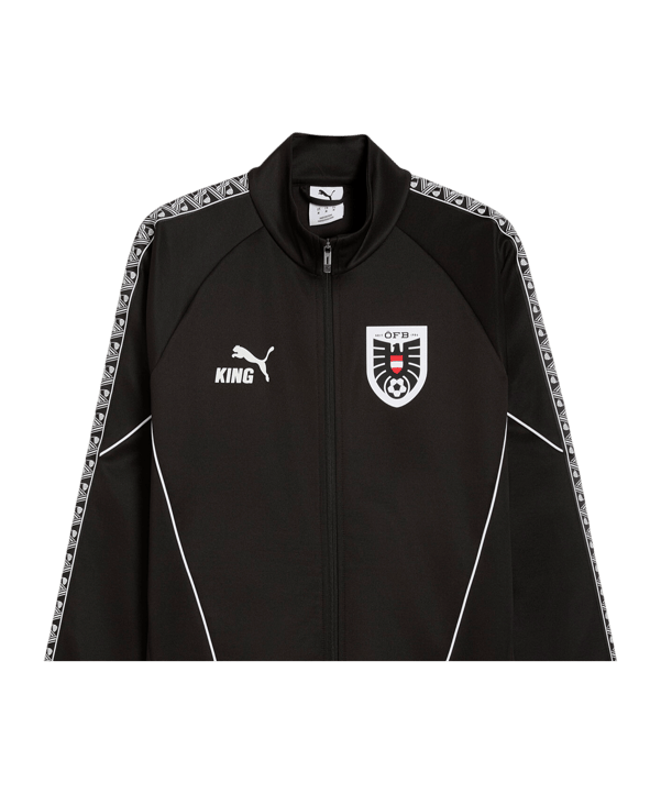PUMA ÖFB Österreich King Anthem Jacke Schwarz F14 - schwarz