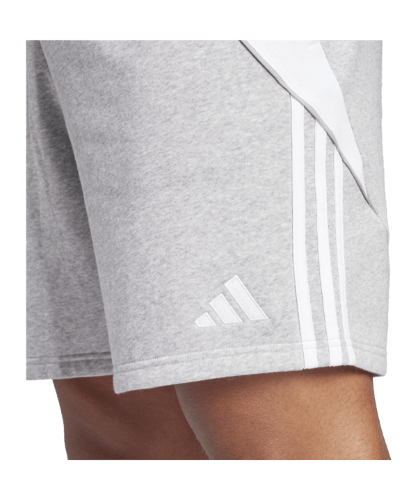 adidas Tiro 24 Short Grau Weiss - grau
